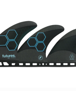 Alternative view of Futures Fins AM 1 Techflex 5 Fin Black Blue (Medium )
