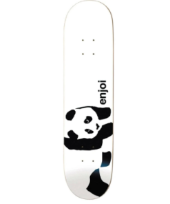 Enjoi Whitey Panda R7 White 8.5 Skateboard Deck