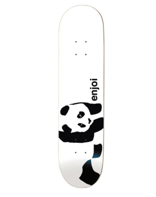 Enjoi Whitey Panda R7 White 8.5 Skateboard Deck