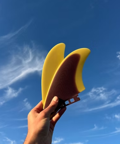 Good For You Fin Co. Destroyer Twin Fins (Aubergine / Butter)