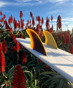 Alternative view of Good For You Fin Co. Destroyer Twin Fins (Aubergine / Butter)