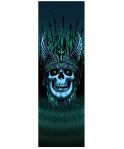 Powell Peralta Andy Anderson Green Skull Griptape Sheet 10.5" x 33"