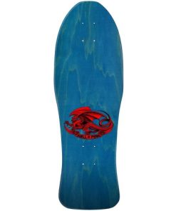 Alternative view of Powell Peralta Steve Caballero Chinese Dragon Reissue Skateboard Deck Aqua Foil - 10 x 30