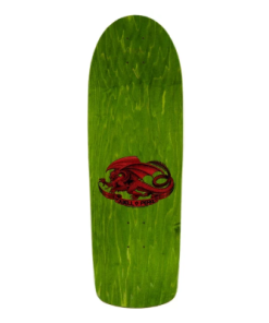 Alternative view of Powell Peralta Mike McGill Skull & Snake Skateboard Deck Green/Gold Foil- 10 x 30.125