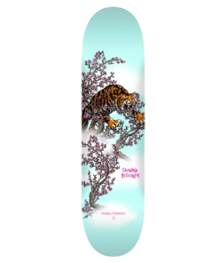 Powell Peralta Yosozumi Tiger Skateboard Deck Light Blue - Shape 244 K20 - 8.5 x 32.08