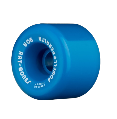 Powell Peralta Rat Bones Skateboard Wheels 60mm 90a - Blue (4 pack)