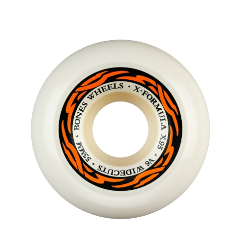 BONES WHEELS X-Formula Skateboard Wheels XF 53 V6 WIDECUTS X95 4PK