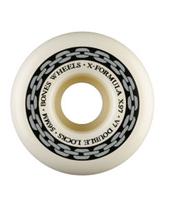 BONES WHEELS X-Formula Skateboard Wheels XF 56 V7 DOUBLE LOCKS X97 4PK