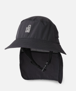 RipCurl S-Series Surf Hat Washed Black