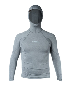 XCEL Men's Premium Stretch Performance Fit Hoodie Long Sleeve UV