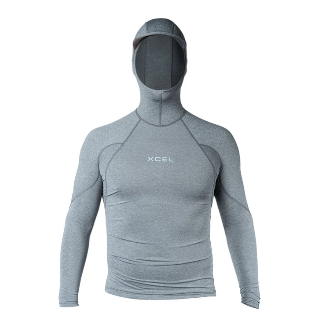 XCEL Men's Premium Stretch Performance Fit Hoodie Long Sleeve UV