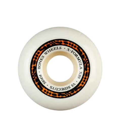 BONES WHEELS X-Formula Skateboard Wheels XF 58 V5 SIDECUTS X95 4PK