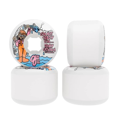 53mm Tony Latham Elite Full Combo 99a OJ Skateboard Wheels