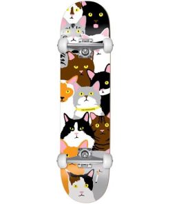 Enjoi Cat Collage Youth FP Complete Skateboard 7.0
