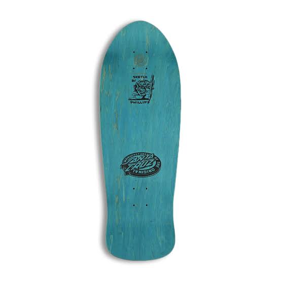 10.54in Natas Kaupas Sketch Panther Reissue Santa Cruz Skateboard Deck - Image 2