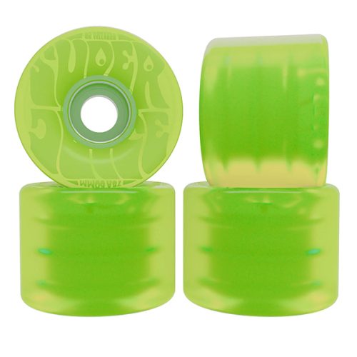 OJ Bubble Gum Super Juice Transparent Green 60mm 78a Skateboard Wheels