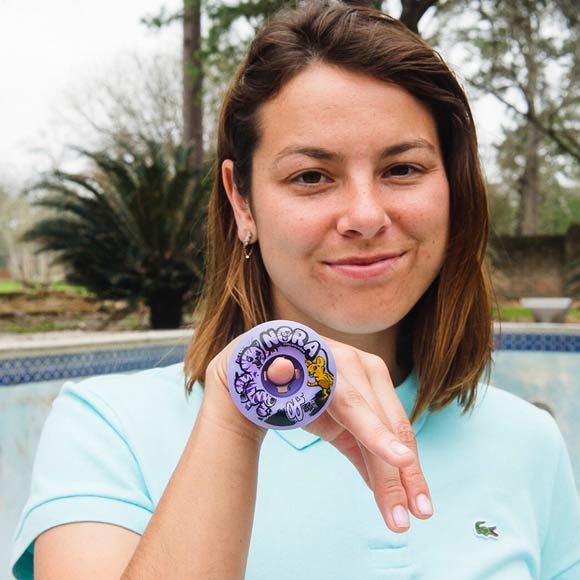 OJ Nora Vasconcellos Surfs Up 2 Elite Ez Edge 54mm 101a White - Image 2