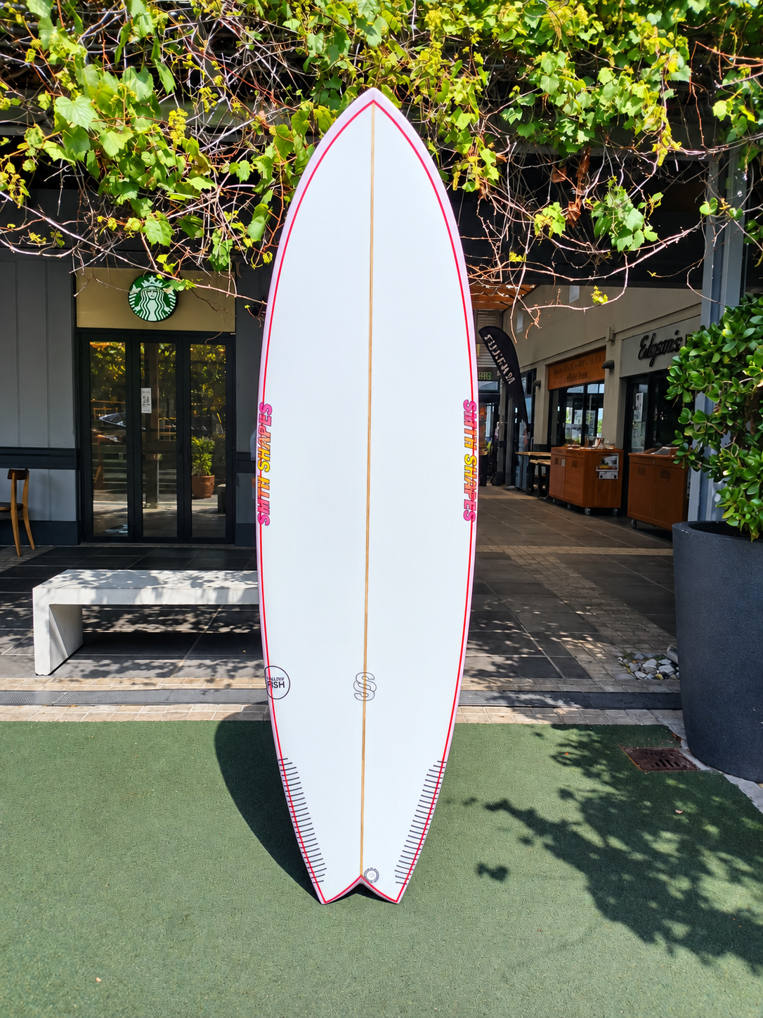 Smth Shapes Retro Fish Swallow 6'10" (Pastel Pink)