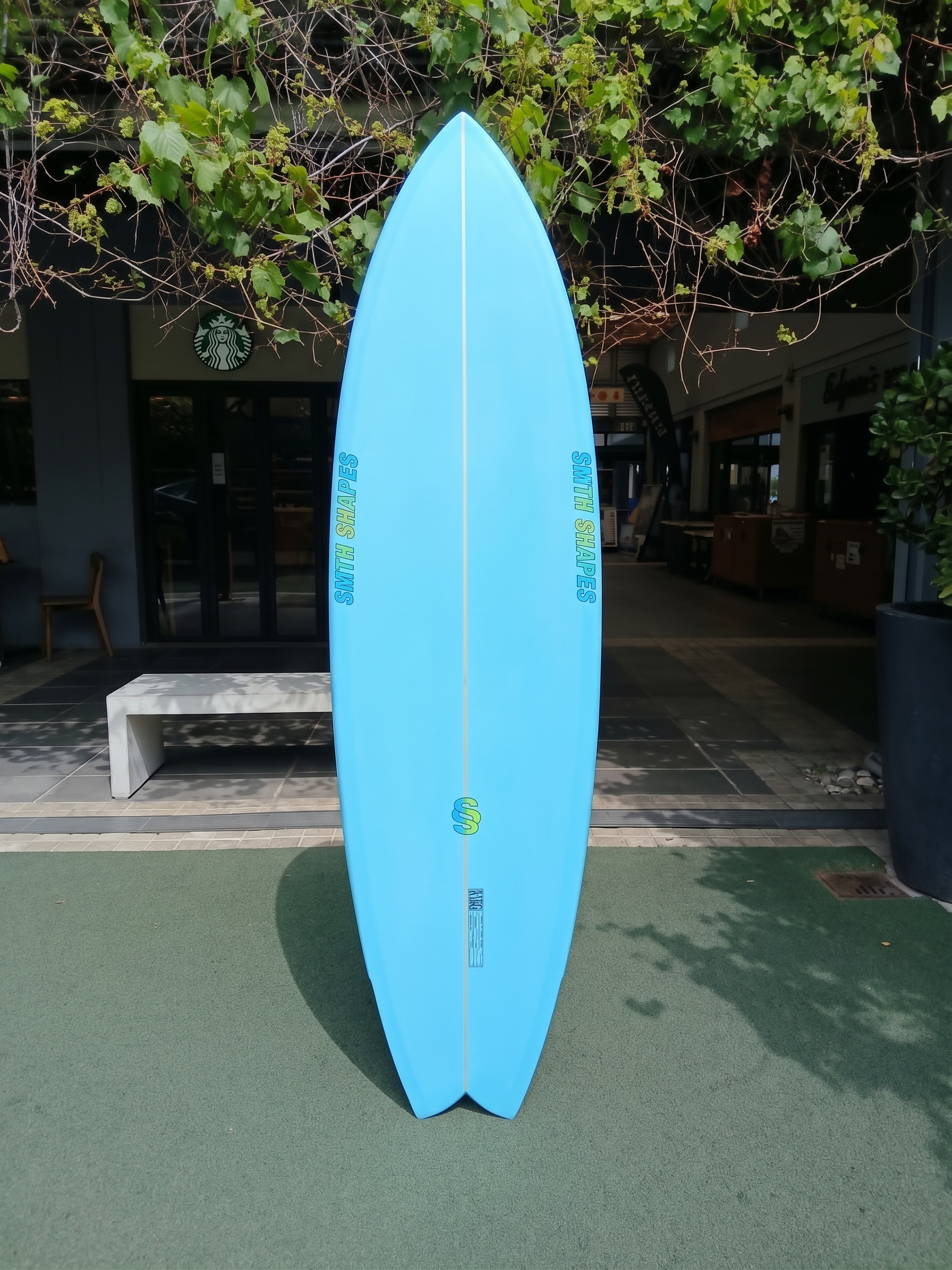 Smth Shapes Retro Fish Swallow 6'10" (Pastel Blue) - Image 2