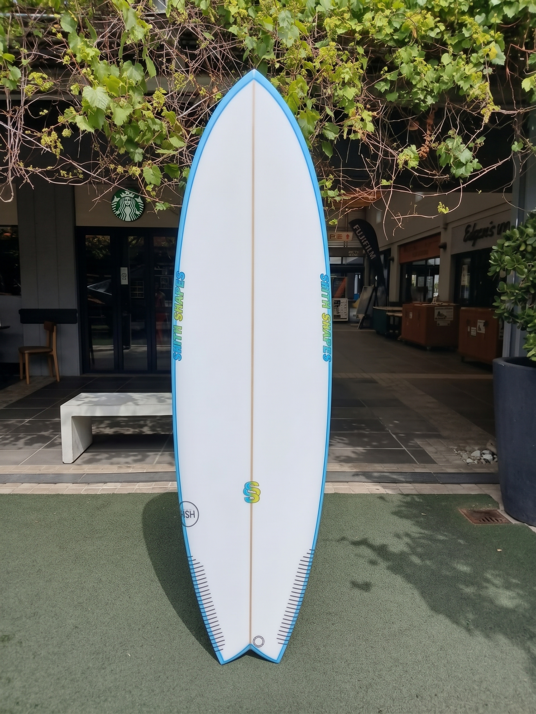 Smth Shapes Retro Fish Swallow 6'10" (Pastel Blue)